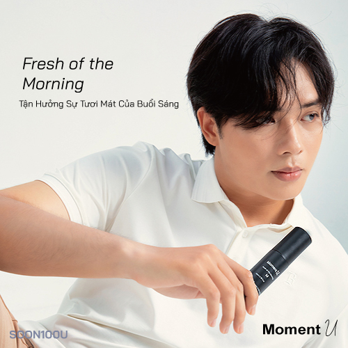 Xịt Thơm Quần Áo Đa Năng Moment U Dành Cho Nam Giới Hương Fresh Of The Morning