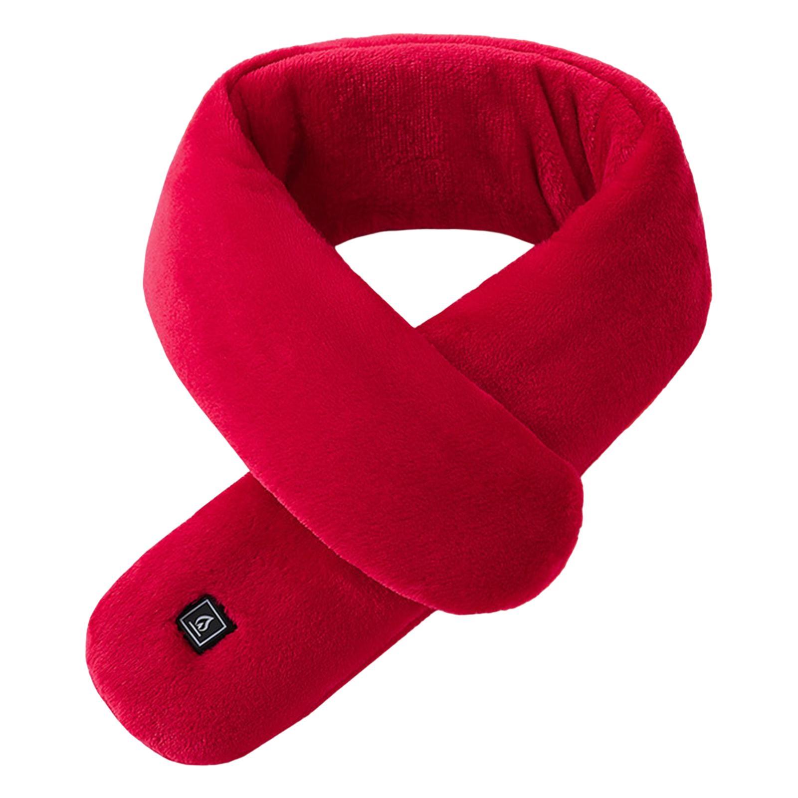 Electric Heated Scarf Shawl Neck Warmer Scarfs Neckerchief Warm Windproof USB Heating Scarf for Camping, Outdoor, Biking, Indoor, Walking