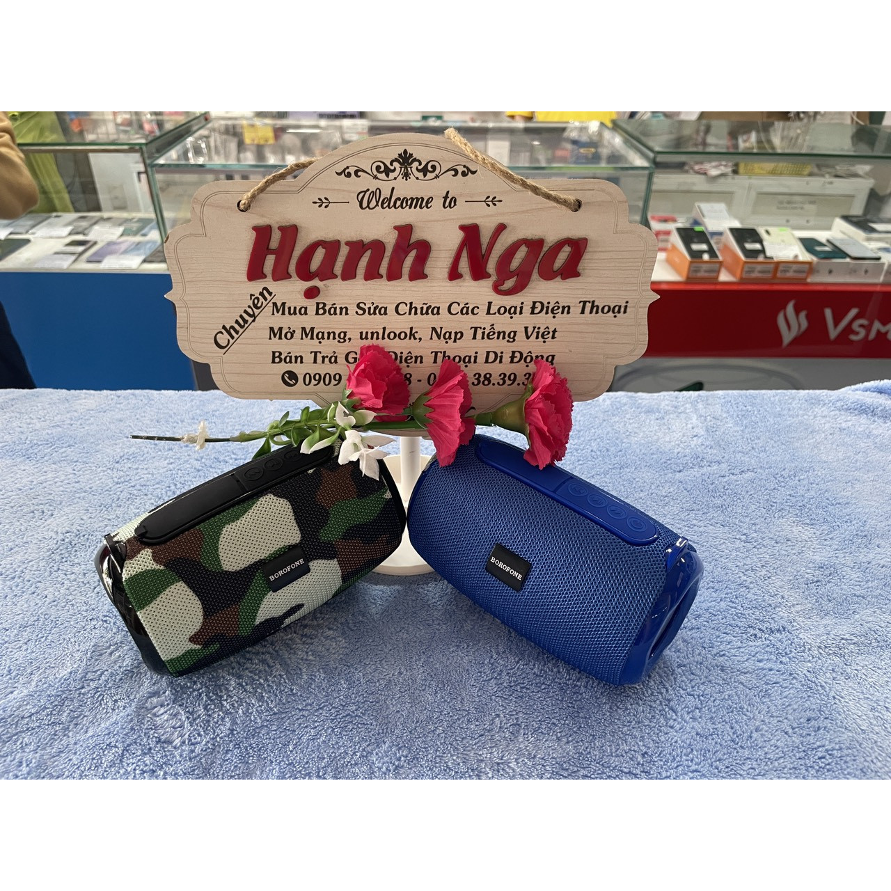Loa Bluetooth Borofone BR4 Âm Thanh Lớn Rõ âm bass siêu hay, Kèm Dây Đeo