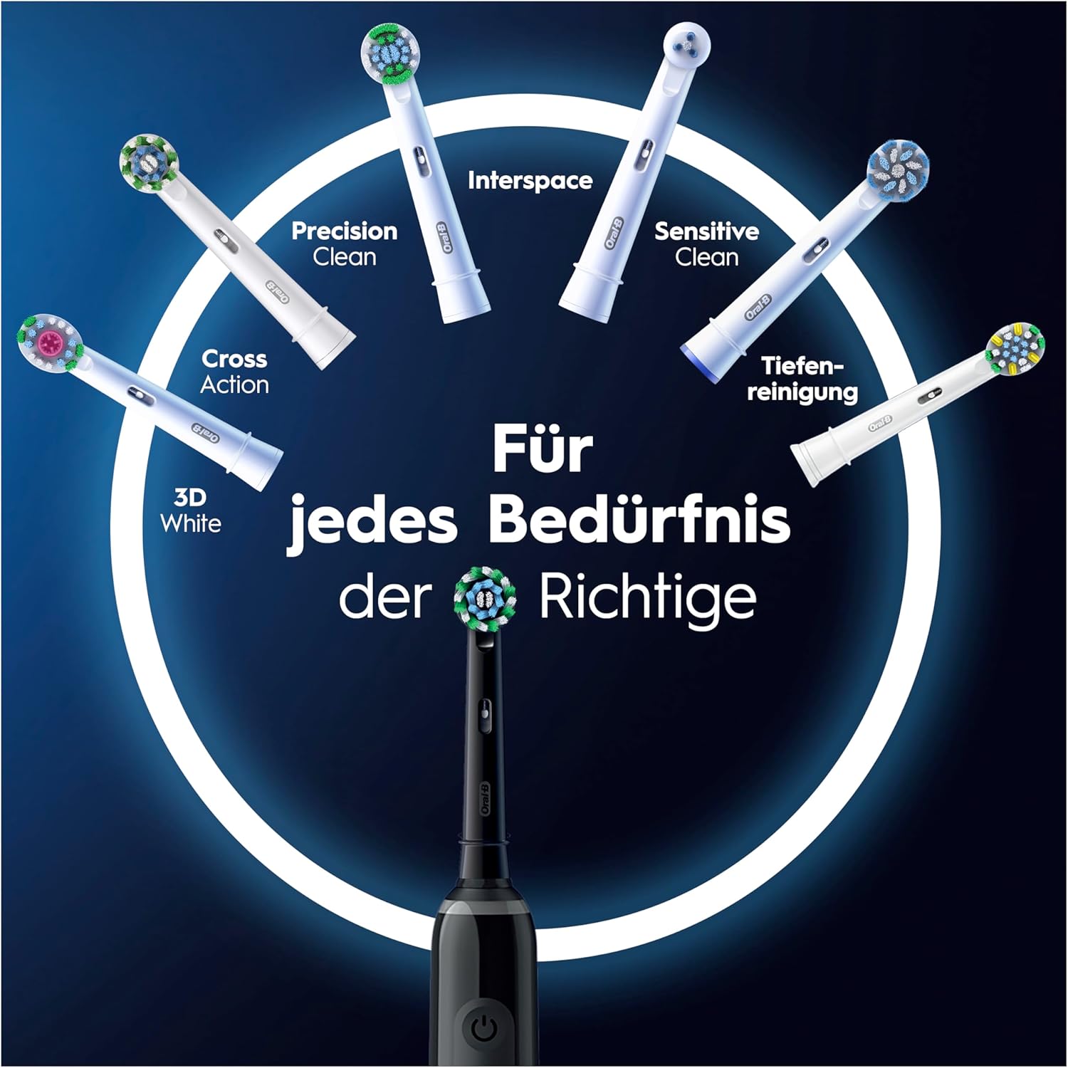 Bàn chải đánh răng điện Oral-B Pro Series 3 Màu Đen kèm Hộp Hàng chính hãng