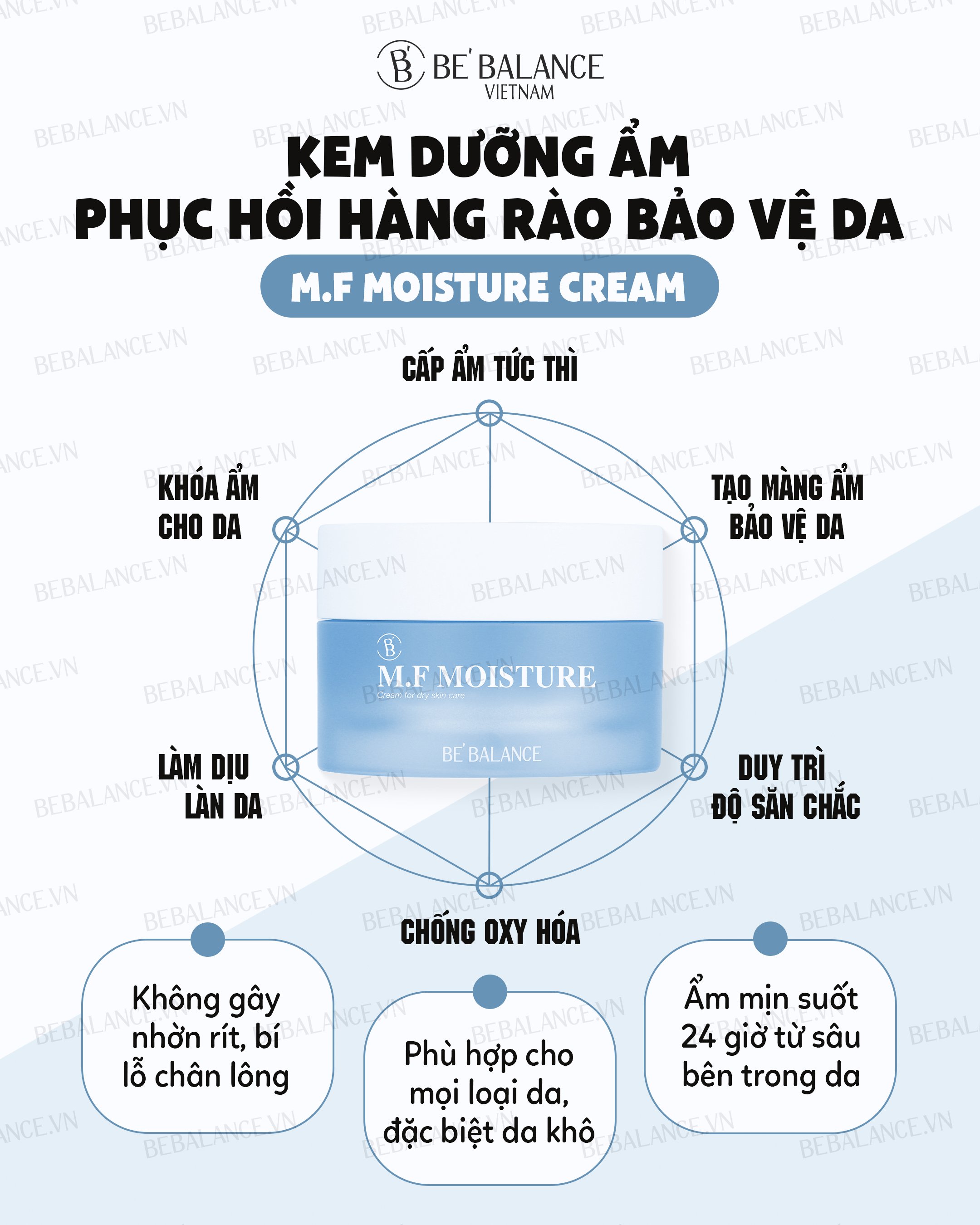 Kem dưỡng BEBALANCE MF Moisture Cream 50ml