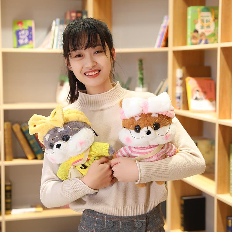 30Cm Hoạt Hình Đáng Yêu Shiba Inu Chó Cosplay Đầm Sang Trọng Đồ Chơi Nhồi Bông Dễ Thương Búp Bê Gối Mềm Mại Cho Trẻ Em nữ Món Quà Sinh Nhật
