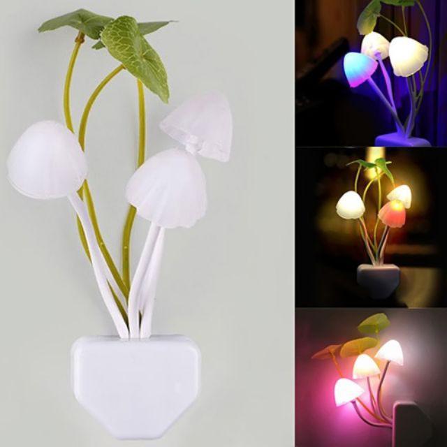 Đèn Ngủ Nấm Avata Cắm Tường, đèn ngủ cảm ứng cắm tường, đèn ngủ cảm ứng ánh sáng, đèn ngủ giá