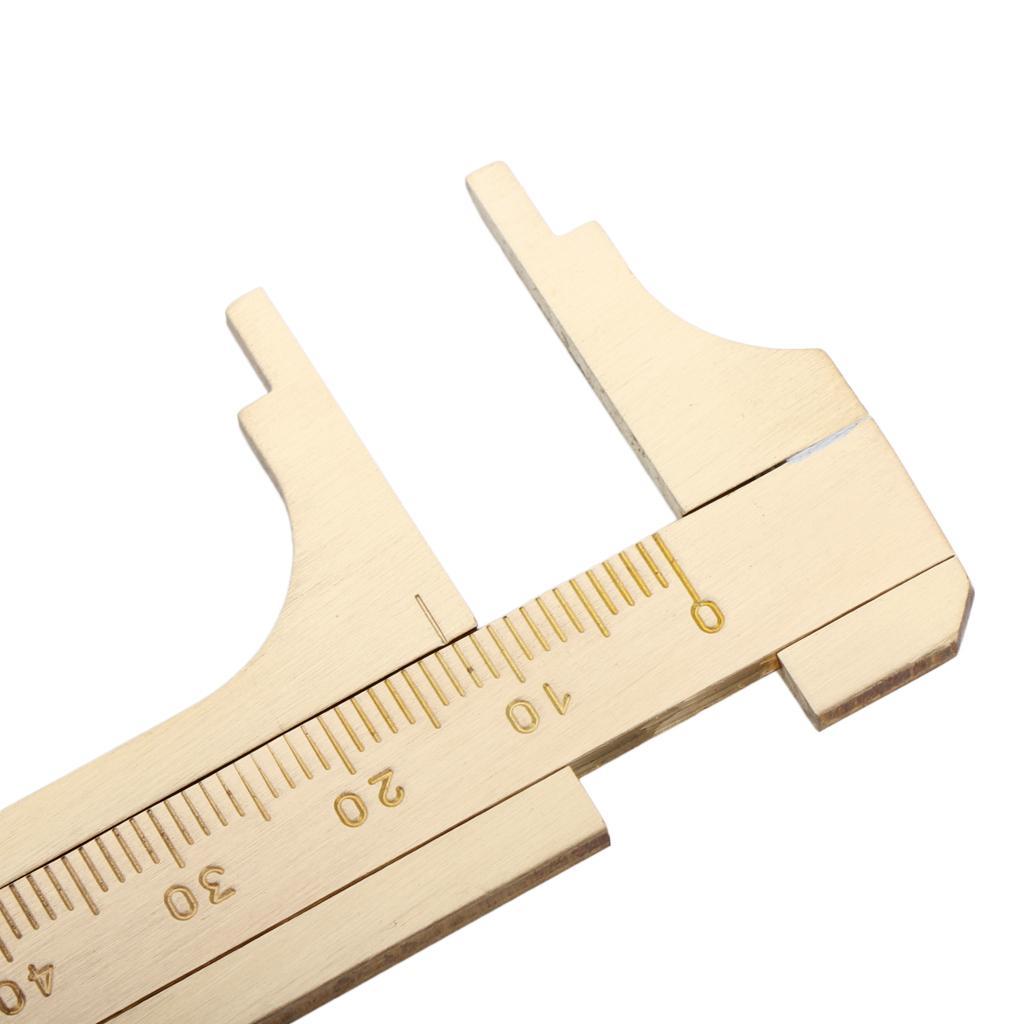 Mini Sliding Gauge Bead Wire Jewelry Measuring Pocket Caliper