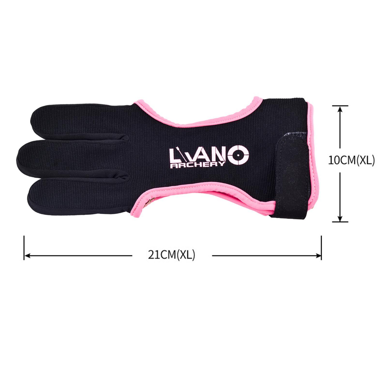 Finger Tab Accessories Leather Warp Back & Compound Bow 3 Finger