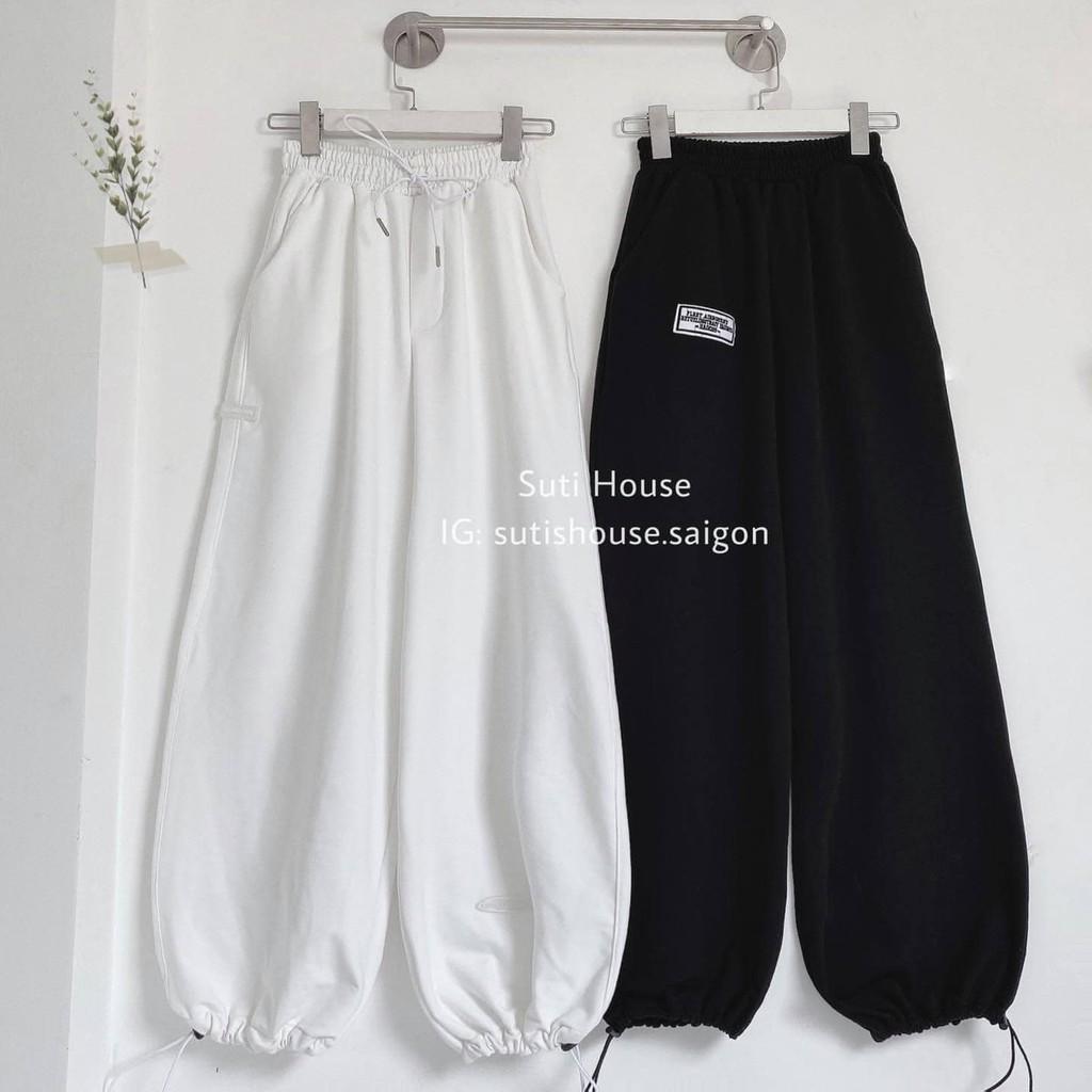 ( ẢNH THẬT) Quần Jogger Tag Thể Thao Unisex Vải Da Cá Dày Dặn Phong Cách Ulzzang - Suti House