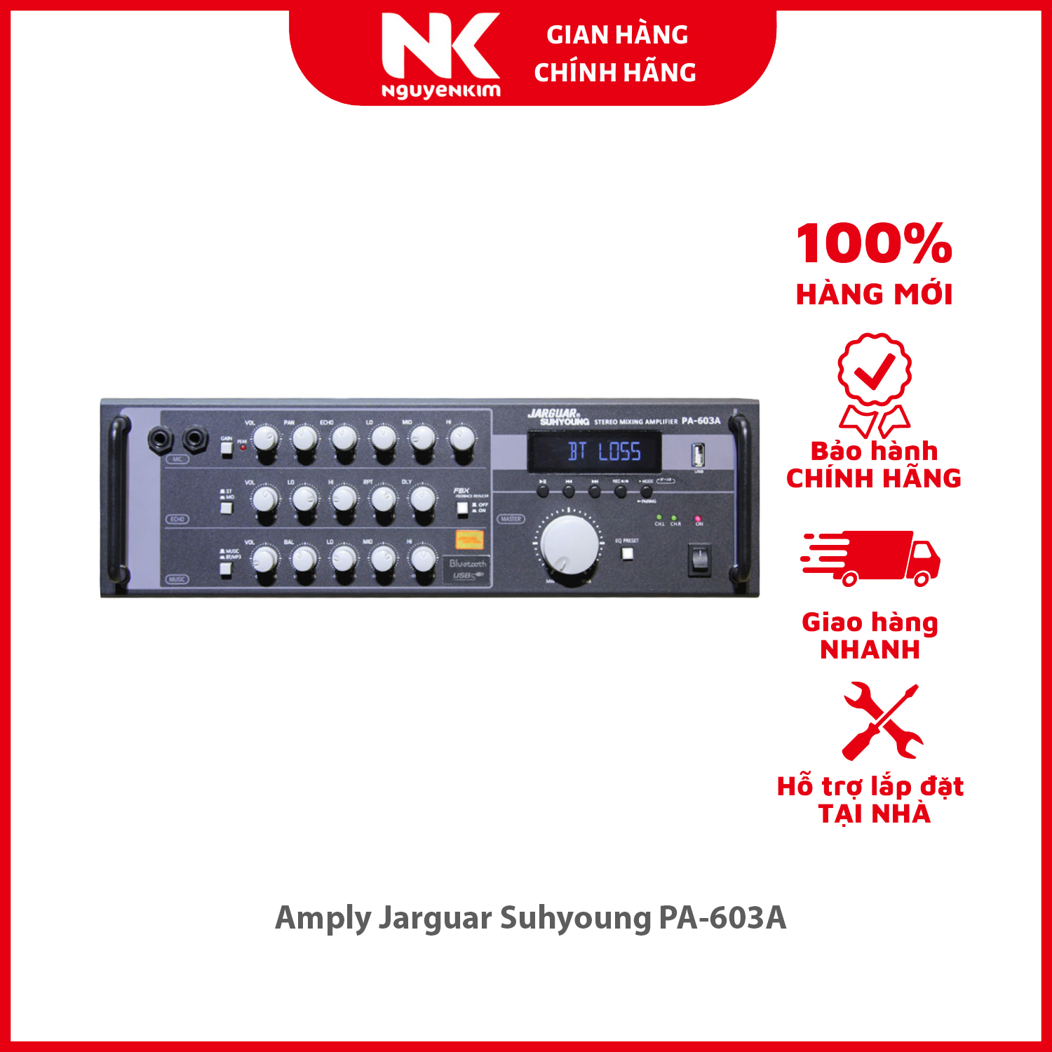 Amply Jarguar Suhyoung PA-603A - Hàng chính hãng