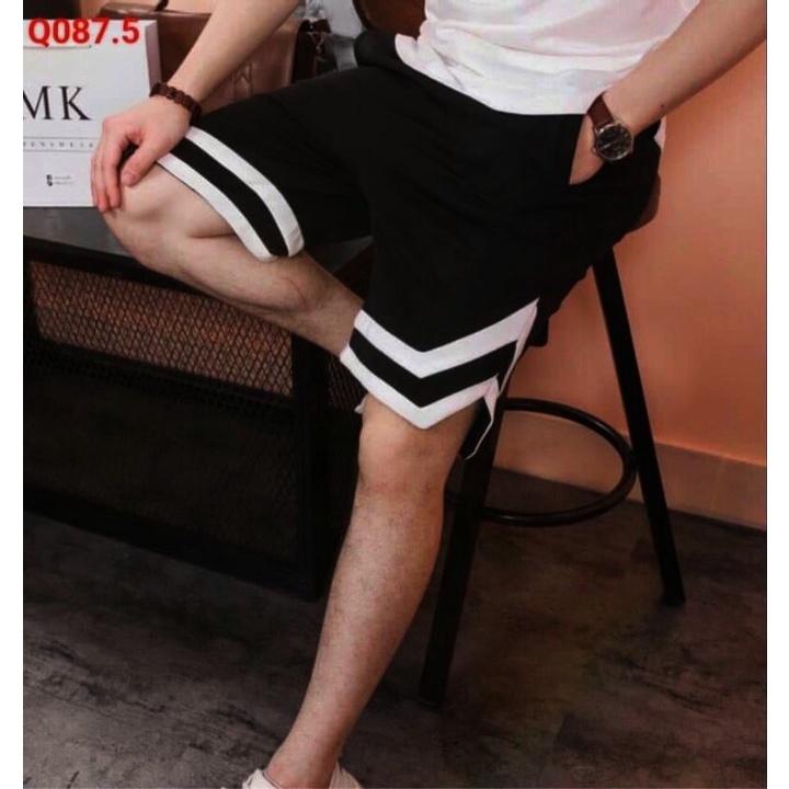 Quần Short boli 2v thể thao nam nữ - Sọt Lững Kiểu Dáng Thể Thao Unisex hai Màu Đen,trắng 04x..