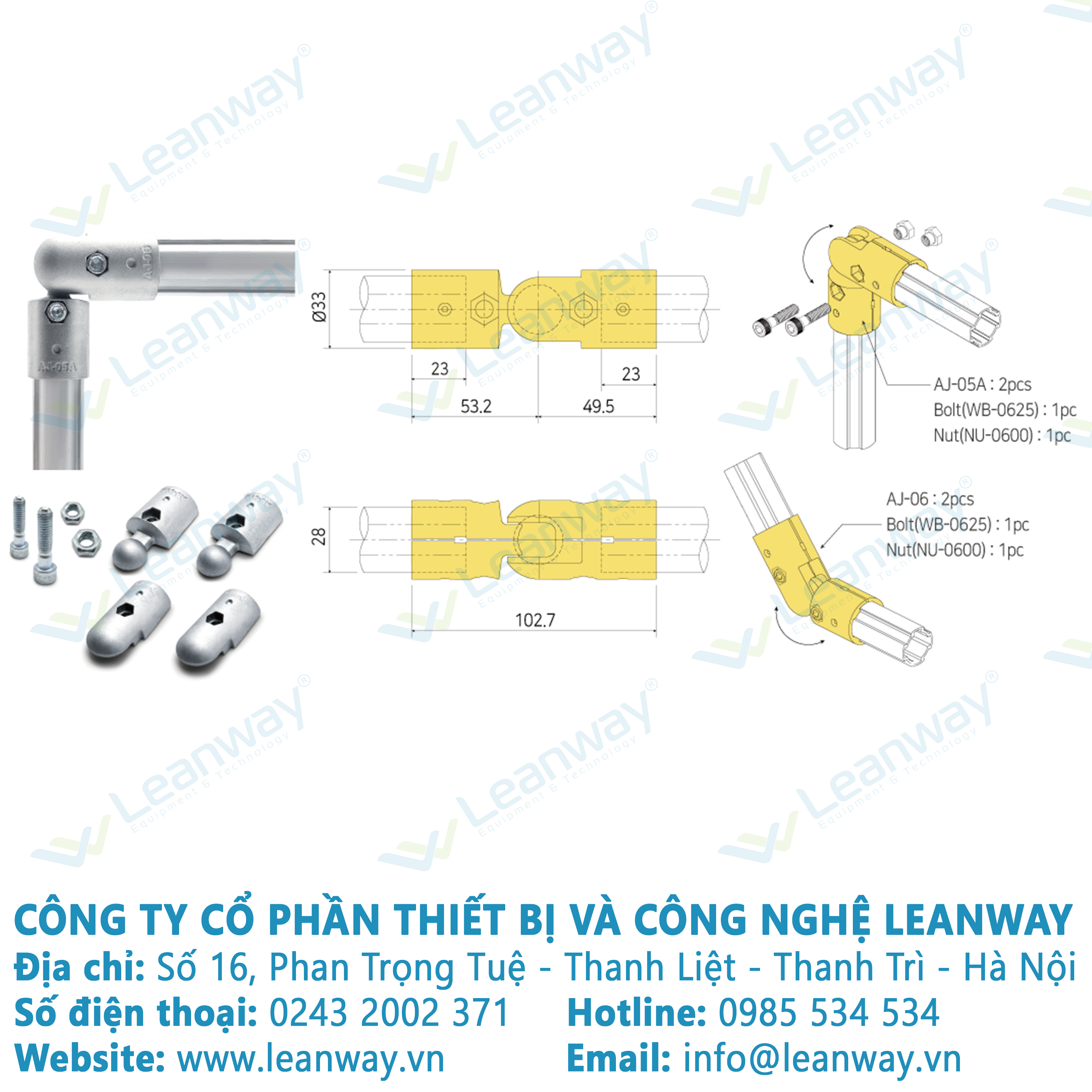 Khớp nối nhôm AJA-06