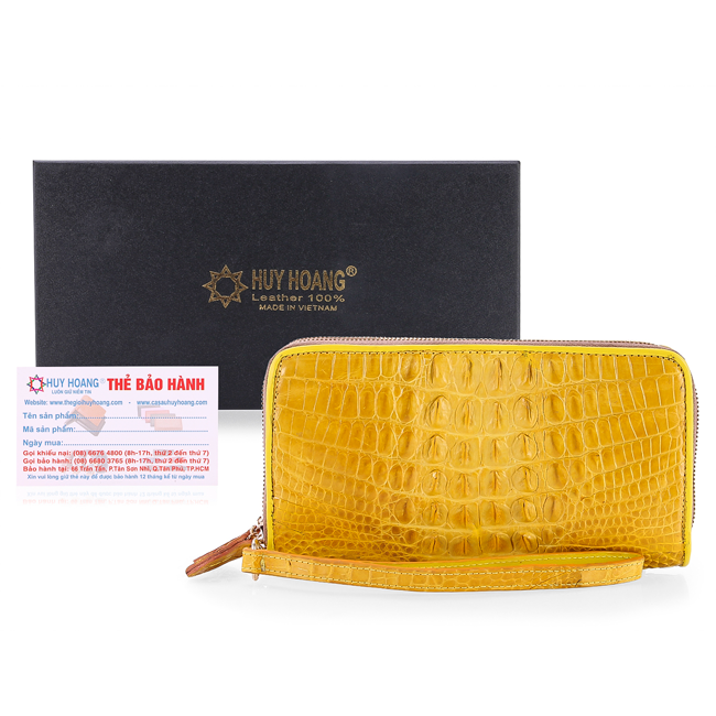Ví Nữ Huy Hoàng HT3253 (10.5 x 19 cm) - Vàng Nghệ