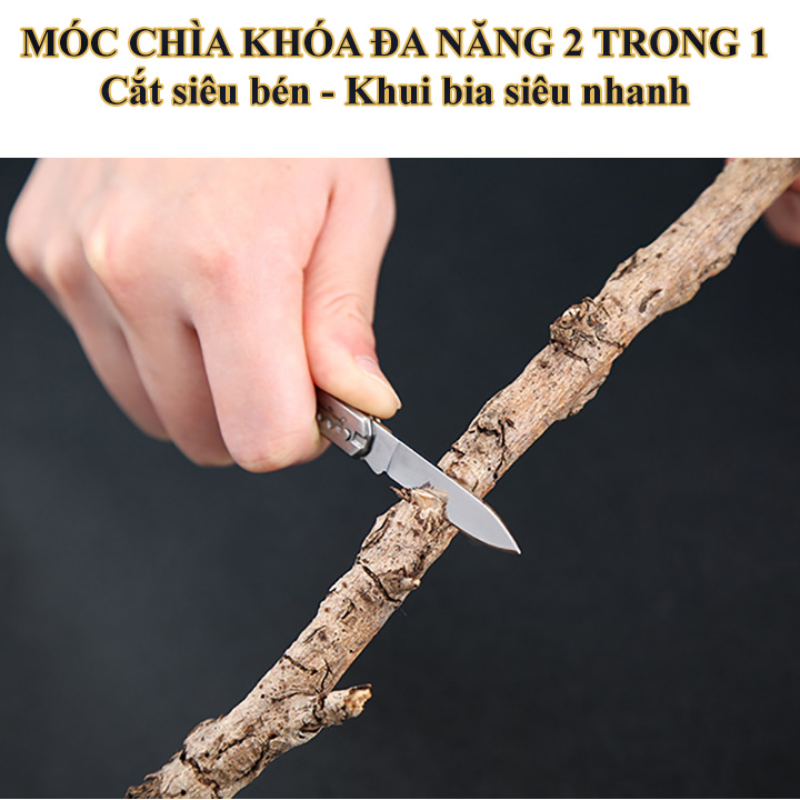 Móc chìa khóa đa năng 2 trong 1