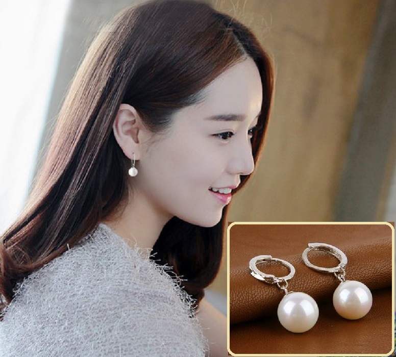 Đôi Bông tai nữ Ngọc trai siêu xinh