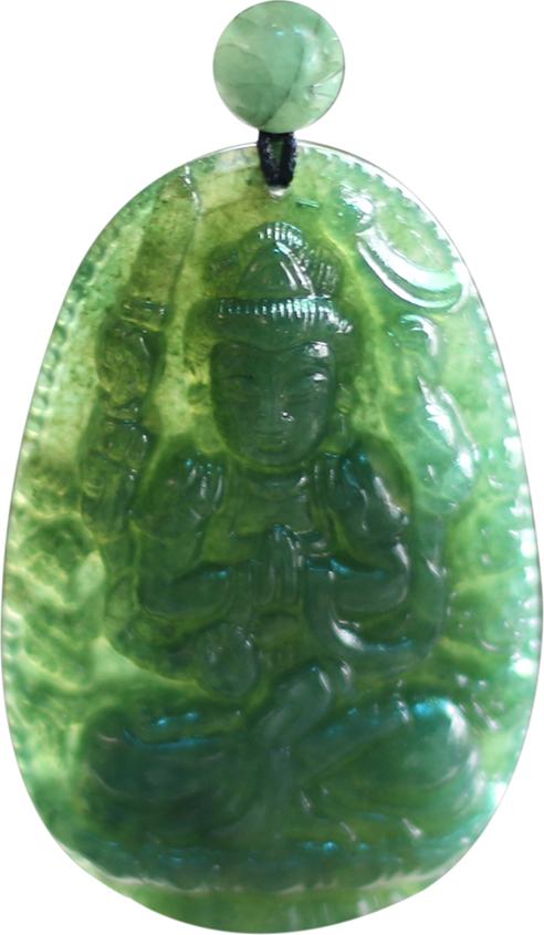 Mặt Dây Chuyền Phật Thiên Thủ Thiên Nhãn Đá Chalcedony Ngọc Quý Gemstones MD12
