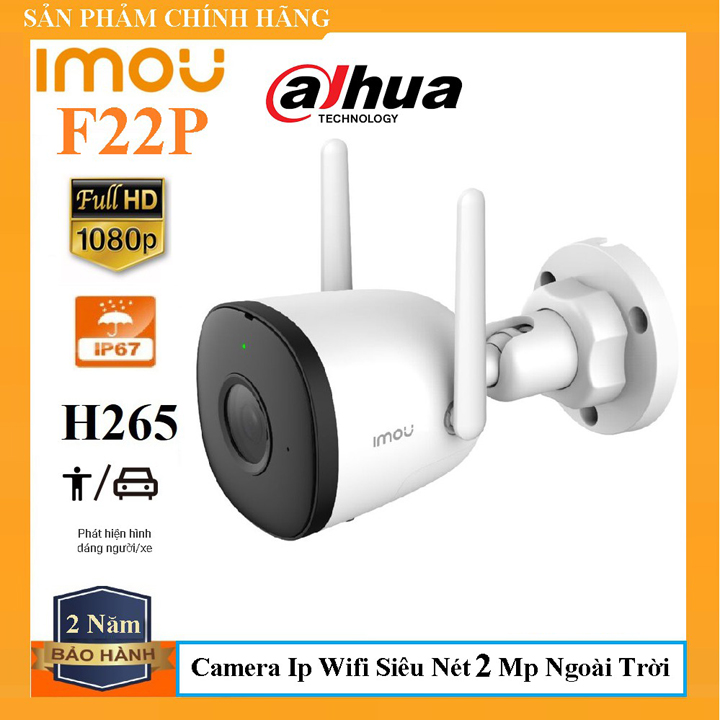 Camera IP WIFI Imou IPC-F22P  2MP ngoài trời hàng chính hãng DSS Việt Nam