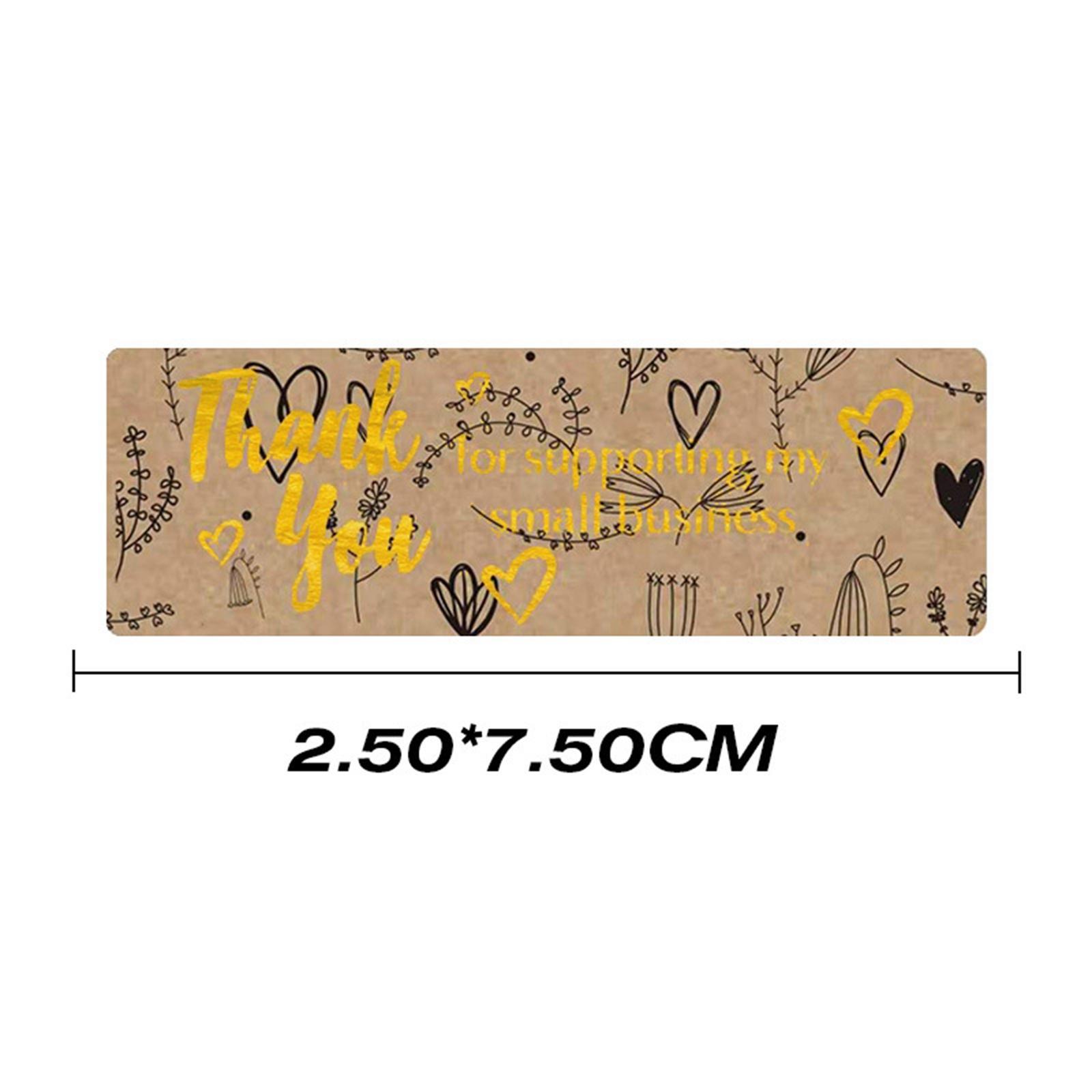 Thank You Stickers, Thank You for Supporting My Small Business, Labels Stickers for Packaging, Mailer Seal Stickers
