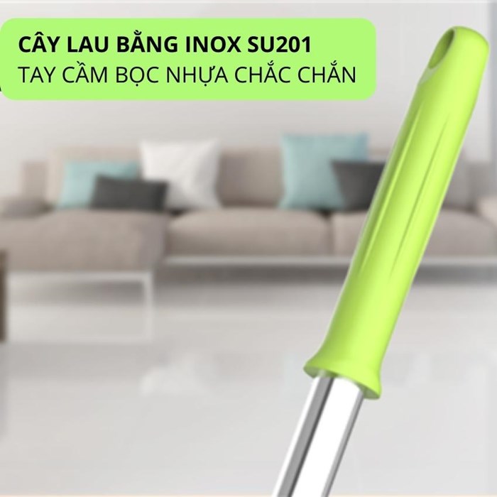 [ MỚI 3/2021 ] Bộ Lau Nhà Xoay 360 Độ Thế Hệ Mới SUN KS-CL260PG