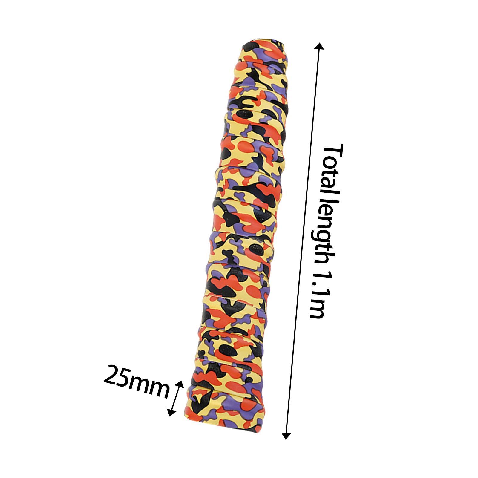 Tennis Racket Grip Tape Badminton Racket Racquet Wrapping Tape Sweat Band 1.1M Anti Slip Racquet Handle Grip for Pickleball Squash