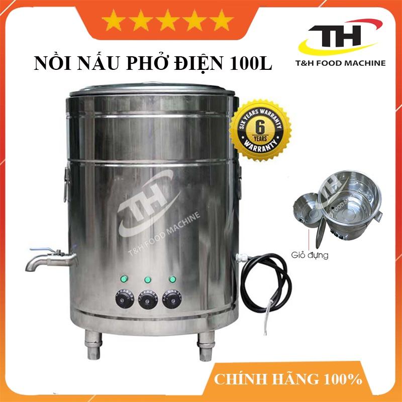 Nồi điện nấu phở, Nồi nấu phở bằng điện 100L