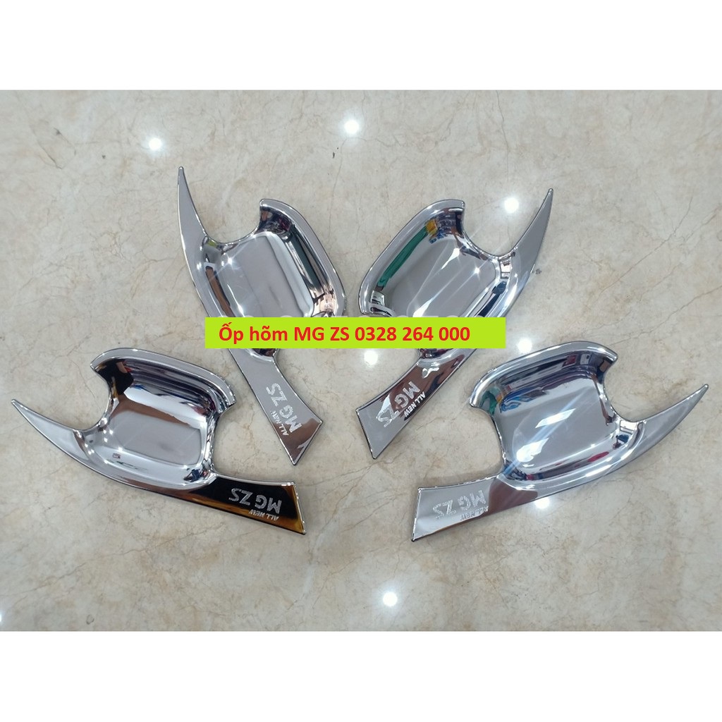 Ốp hõm cửa, nắp xăng xe MG ZS mạ Crom cao cấp