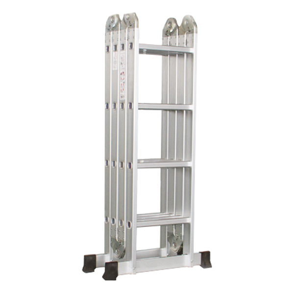 Thang Nhôm Gấp 4 Đoạn DIY TLG-4D cao chữ A tối đa 2.3m