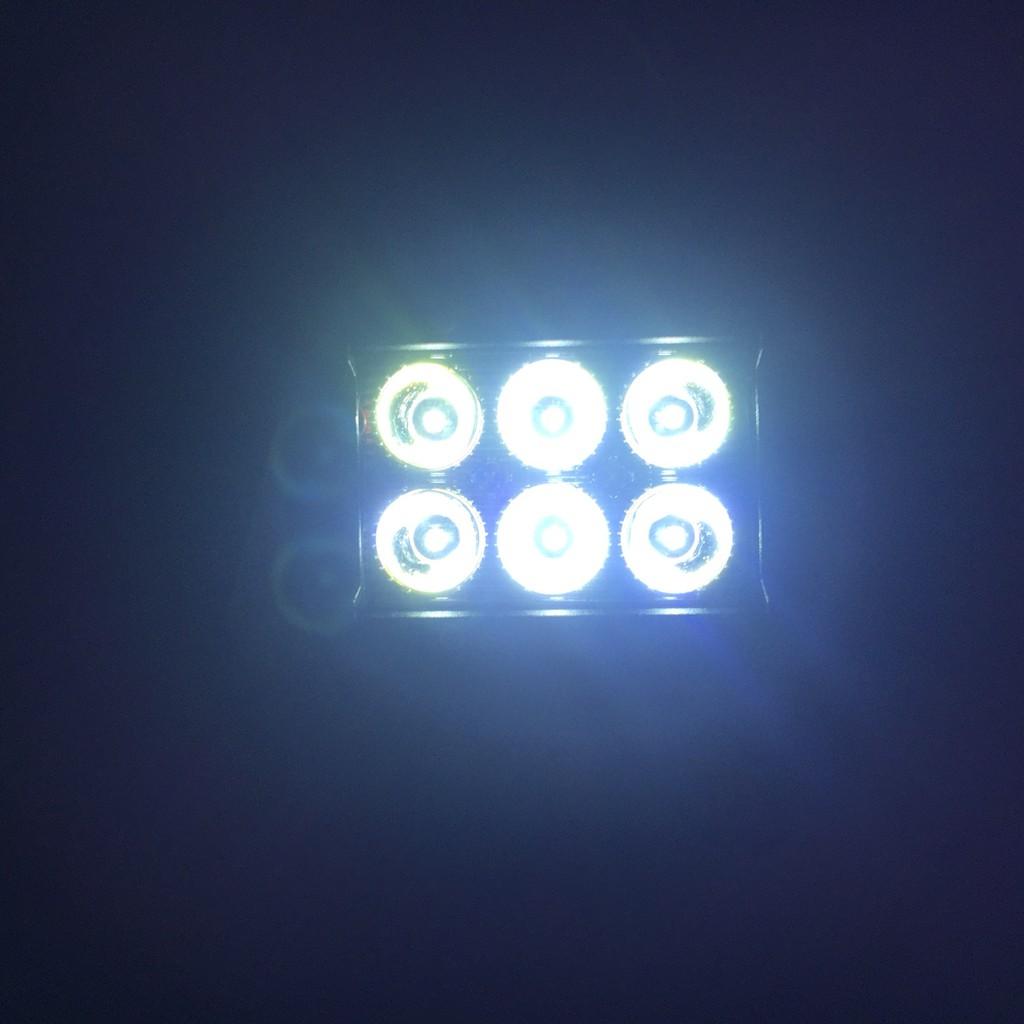 Đèn phụ kiện LED C6 chế độ cho xe máy, ô tô dễ dàng lắp đặt với 2 màu sáng vàng , trắng A91