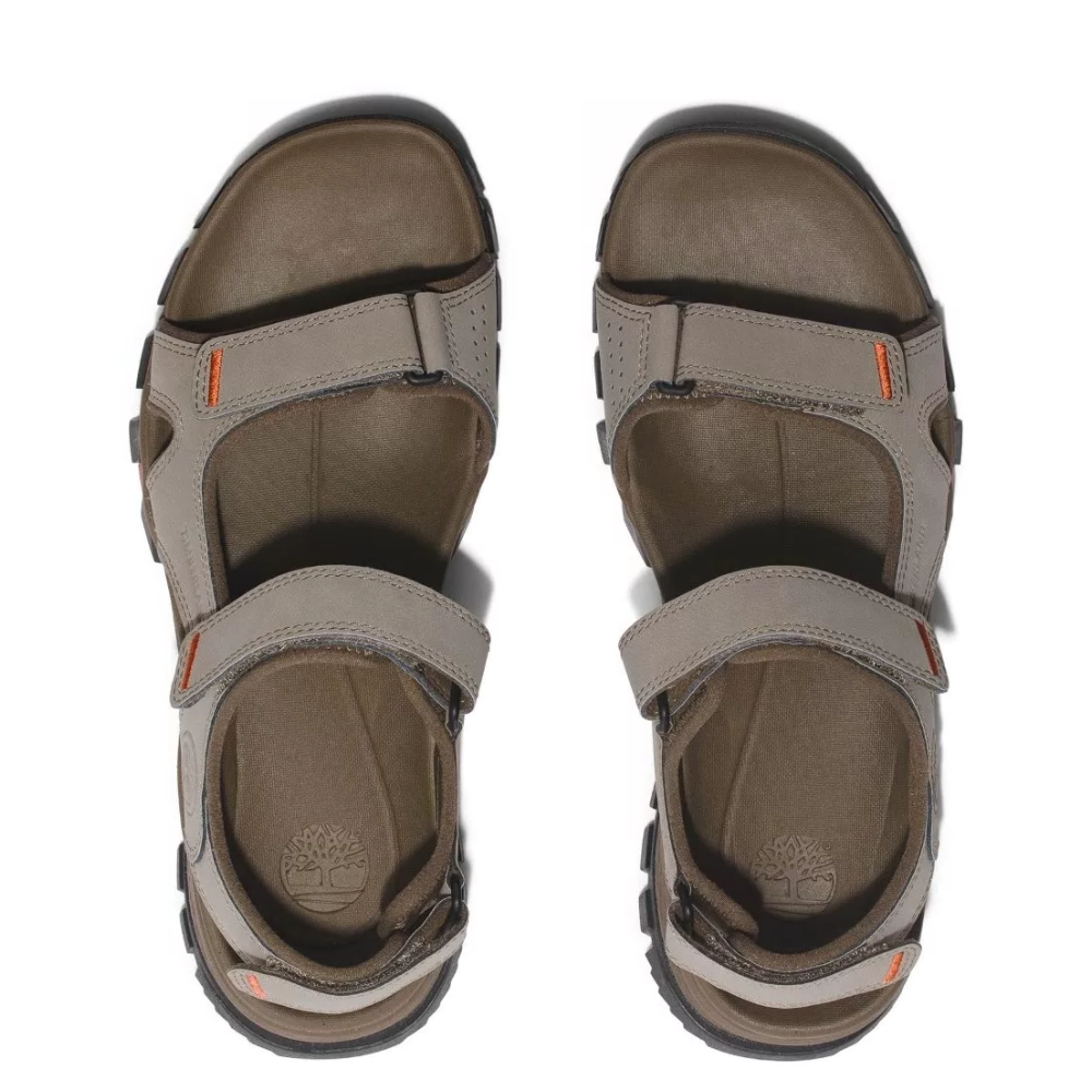 [NEW] Timberland Giày Sandal Nam Lincoln Peak Strap Medium Grey Leather TB0A5T3M8W