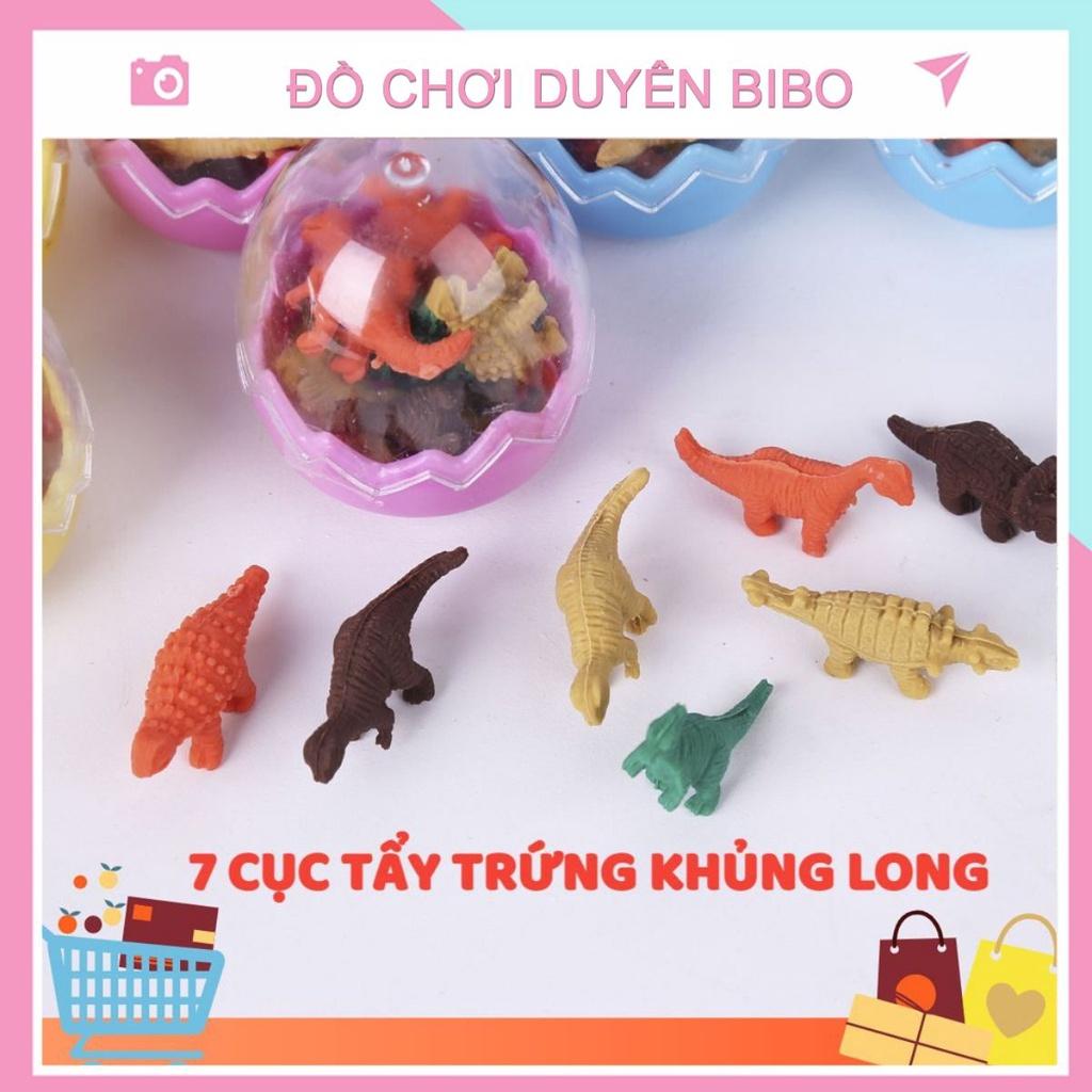 Cục tẩy khủng long - Set 6 cục tẩy khủng long đựng trong vỏ trứng