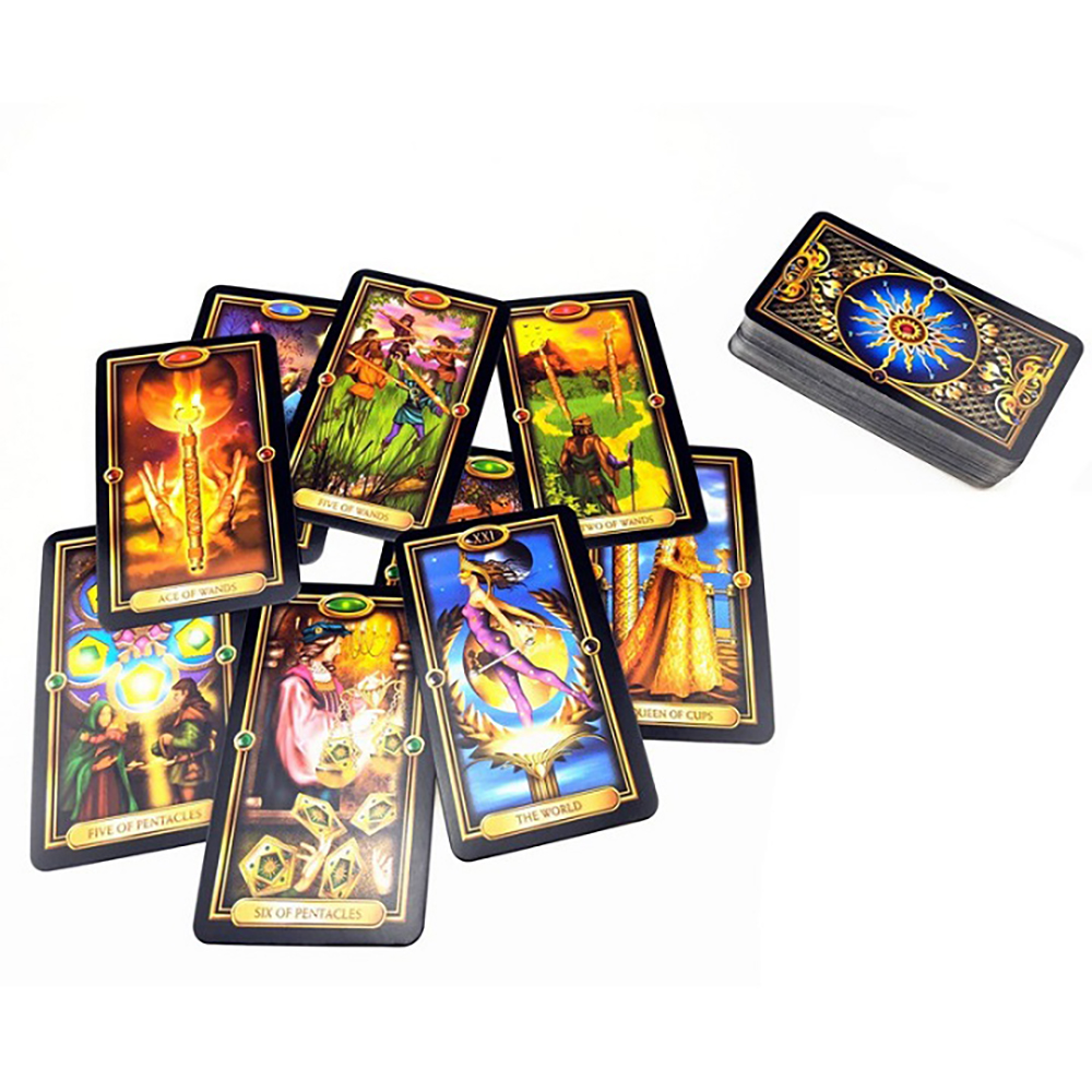 Bộ Bài Tarot Guidance Of Fate Easy Gilded Tarot Đá Thanh Tẩy
