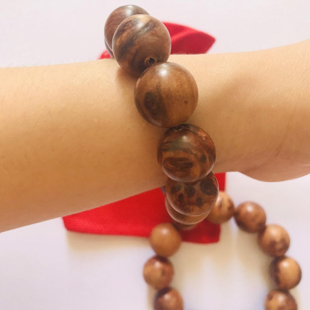 Vòng tay Gỗ Nu Kín Huyết Long Cao Cấp Socotra 12 hạt