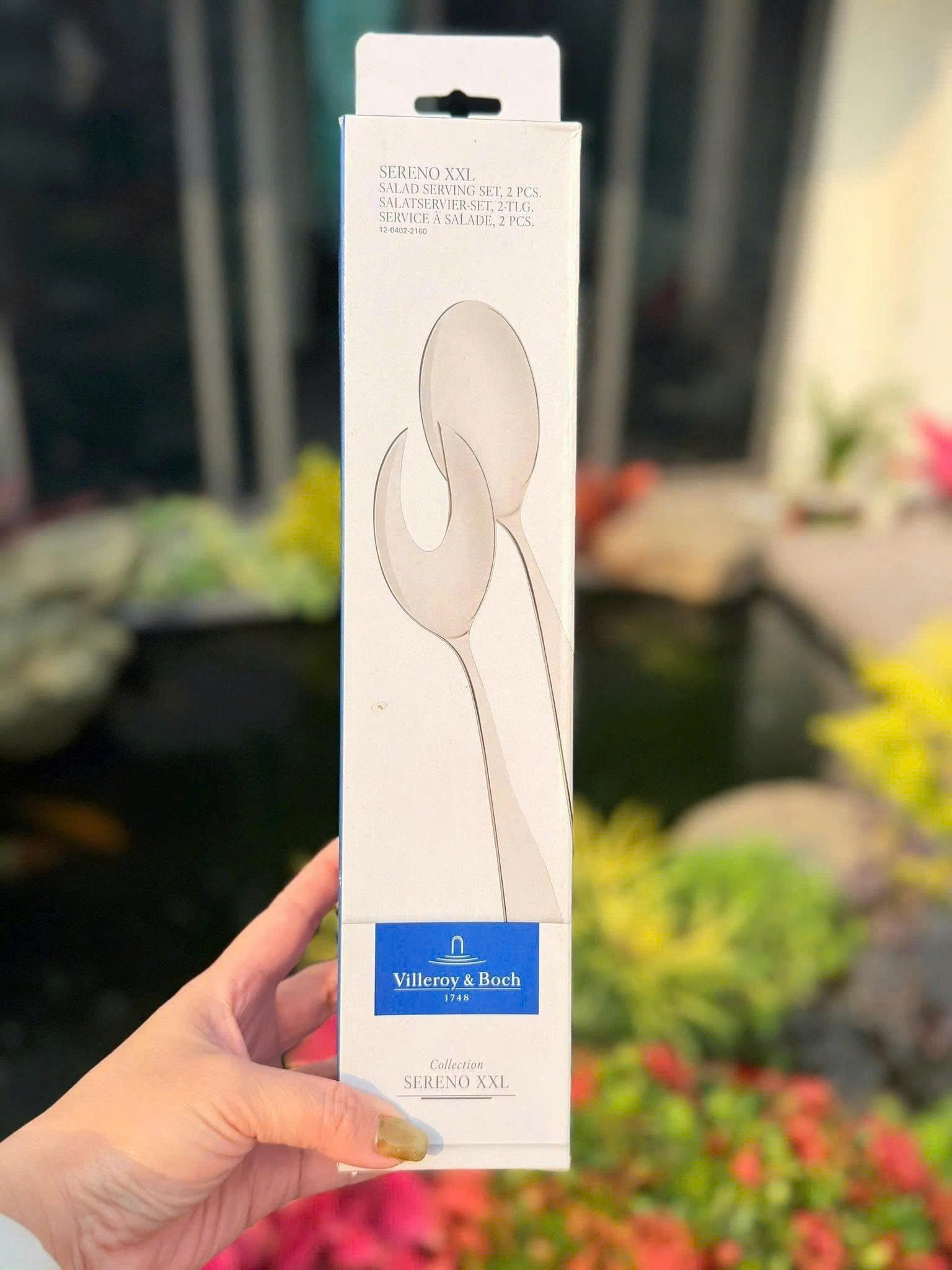 Set 2 thìa trộn Salat Villeroy Boch SERENO XXL hàng chính hãng
