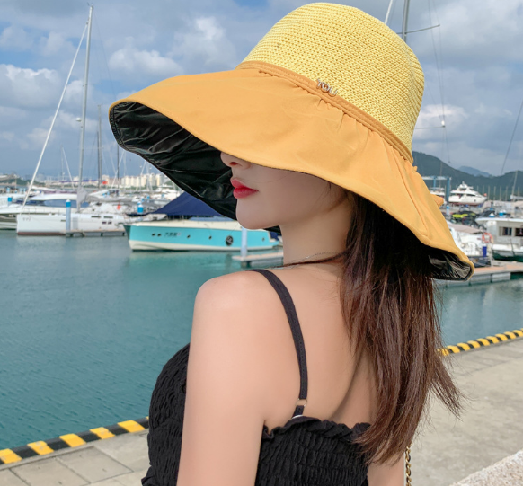 Mũ rộng vành chống nắng chống tia cực tím tuyệt đối, nón nữ mẫu mới cao cấp