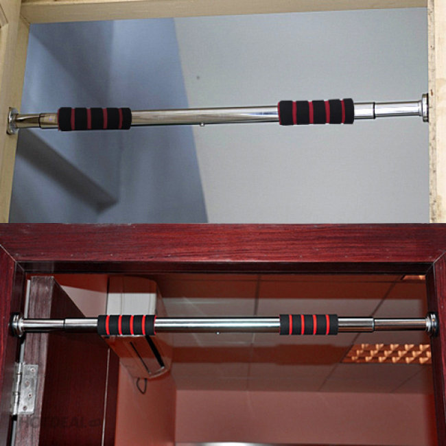 Combo Xà Đơn Treo Tường Inox + Găng Tay Tập Xà