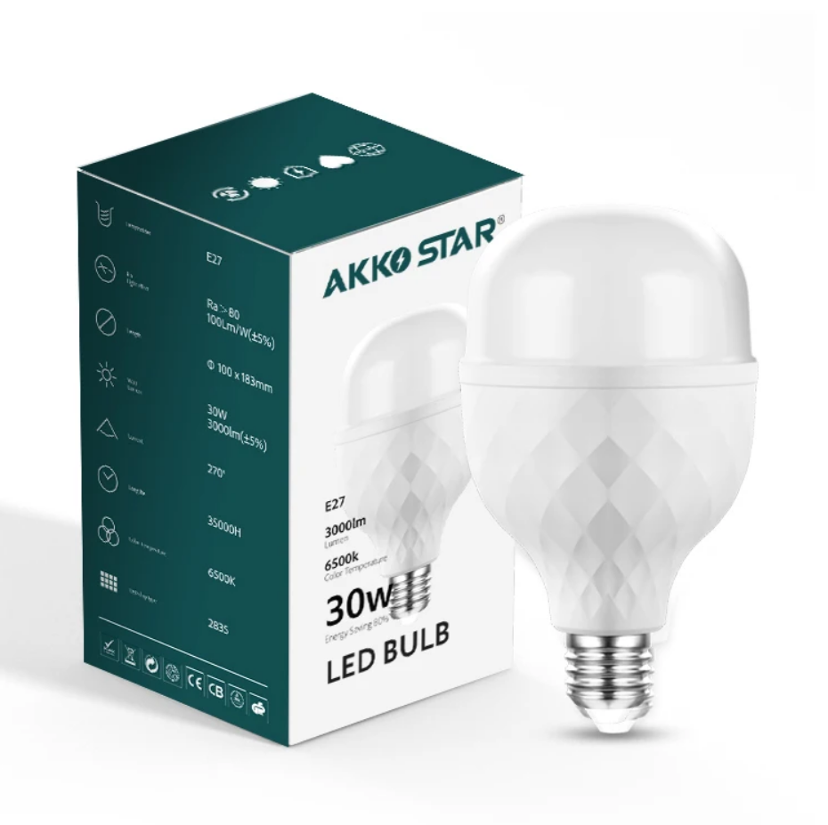 BÓNG ĐÈN LED 30W AKKO STAR 54125- HÀNG CHÍNH HÃNG