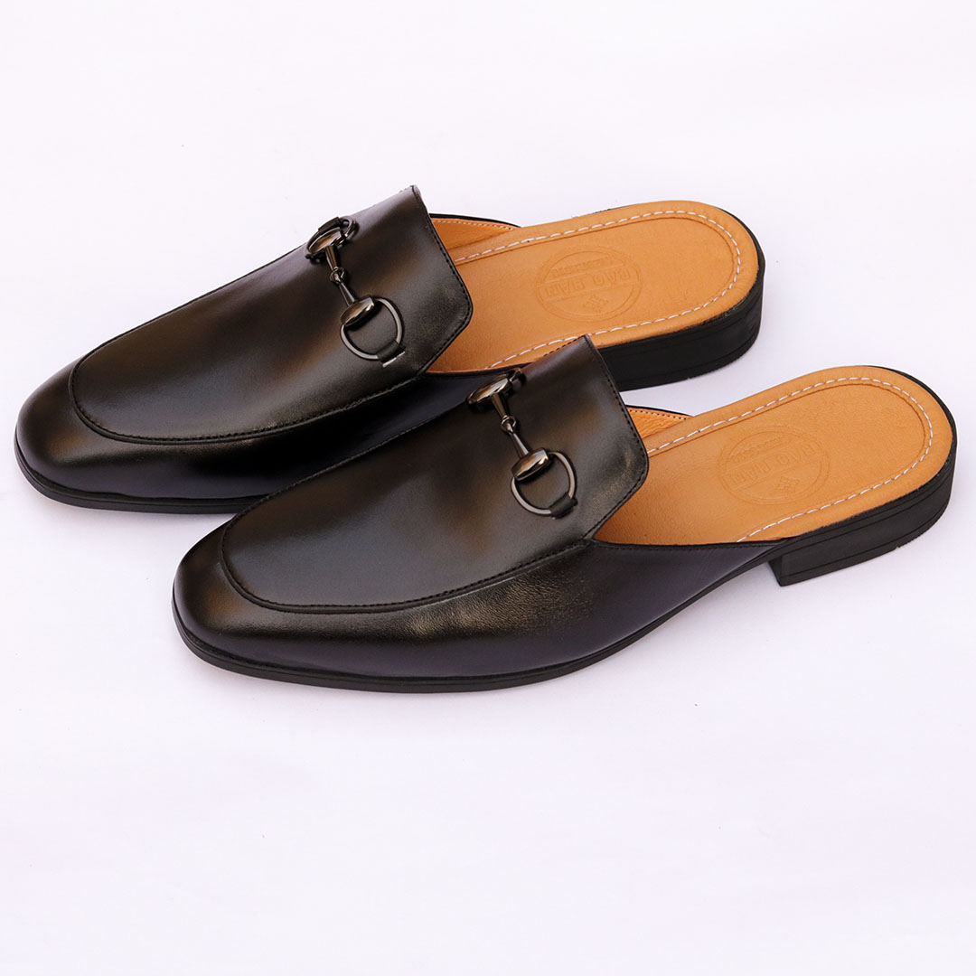 New Arrivals Mule- Sục Nam Bảo Hân Da Bò Mã GS-02