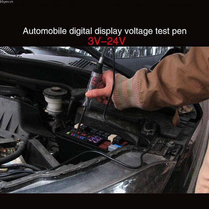 Bút Thử Điện 3-24v Màn Hình Kỹ Thuật Số Cho Xe Hơi