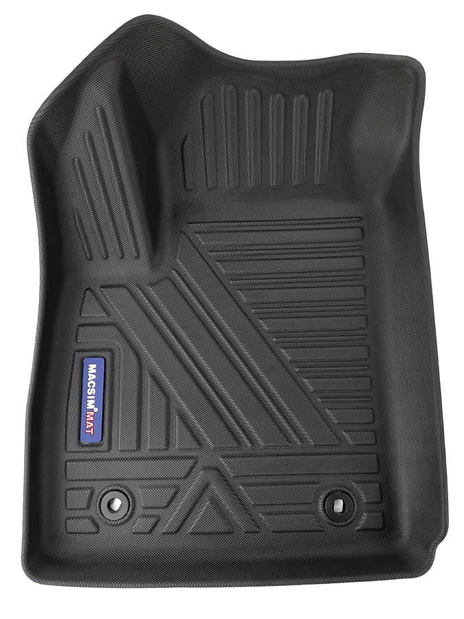 Thảm lót sàn xe ô tô MG HS 2018 - nay Nhãn hiệu Macsim chất liệu nhựa TPV cao cấp màu đen