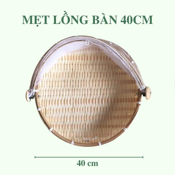 Mẹt Tre Lồng Bàn/ Mẹt Lồng Bàn Đậy Đồ Ăn Tránh Bụi/ Ruồi Muỗi - Bamboo Food Storage Tray With Cover