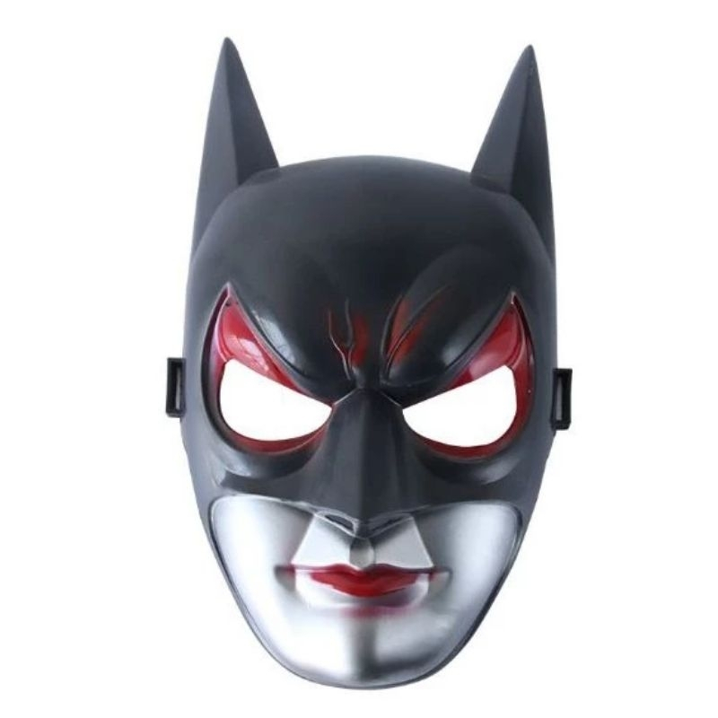 Mặt nạ siêu anh hùng Người dơi Batman bằng nhựa cứng hóa trang Halloween, Trung Thu cho trẻ em và người lớn