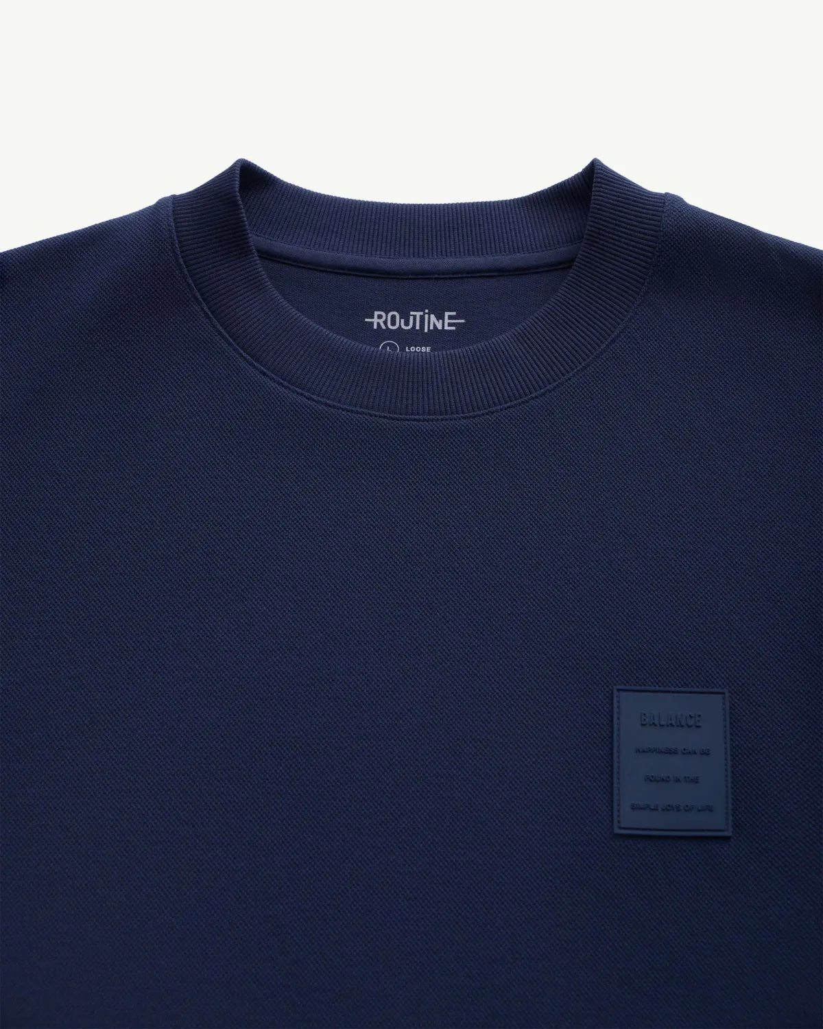 Áo thun tay ngắn nam phối patch trang trí Form Loose -  ROUTINE 10F25TSS023