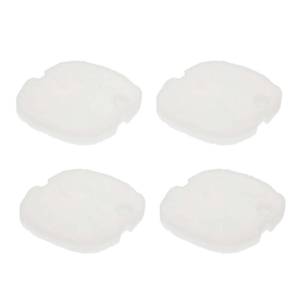 4Pcs Fish Tank External Filter Bucket Replacement Filter Cotton
