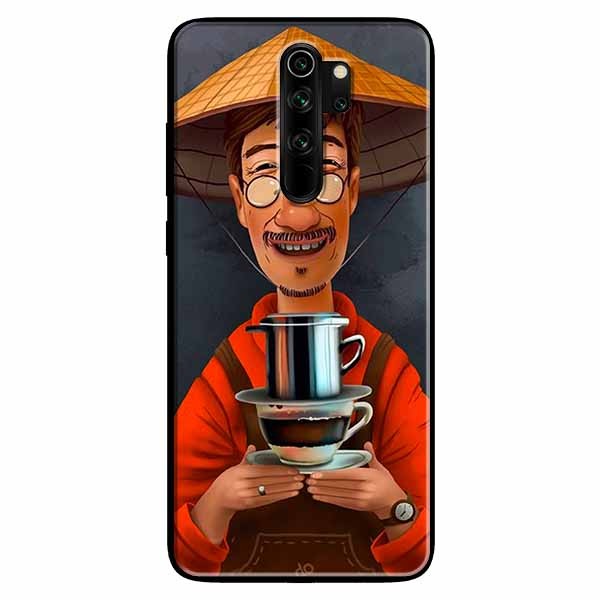 Ốp lưng in cho Xiaomi Redmi Note 8 Pro Cà Phê Phin