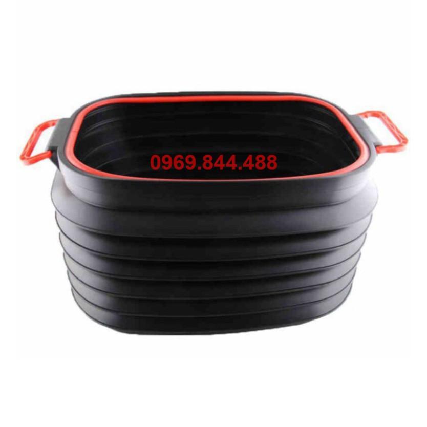 Thùng Đựng Đồ - Thùng Co Giãn Ô Tô - Đựng Đồ Để Cốp Sau Gập Gọn