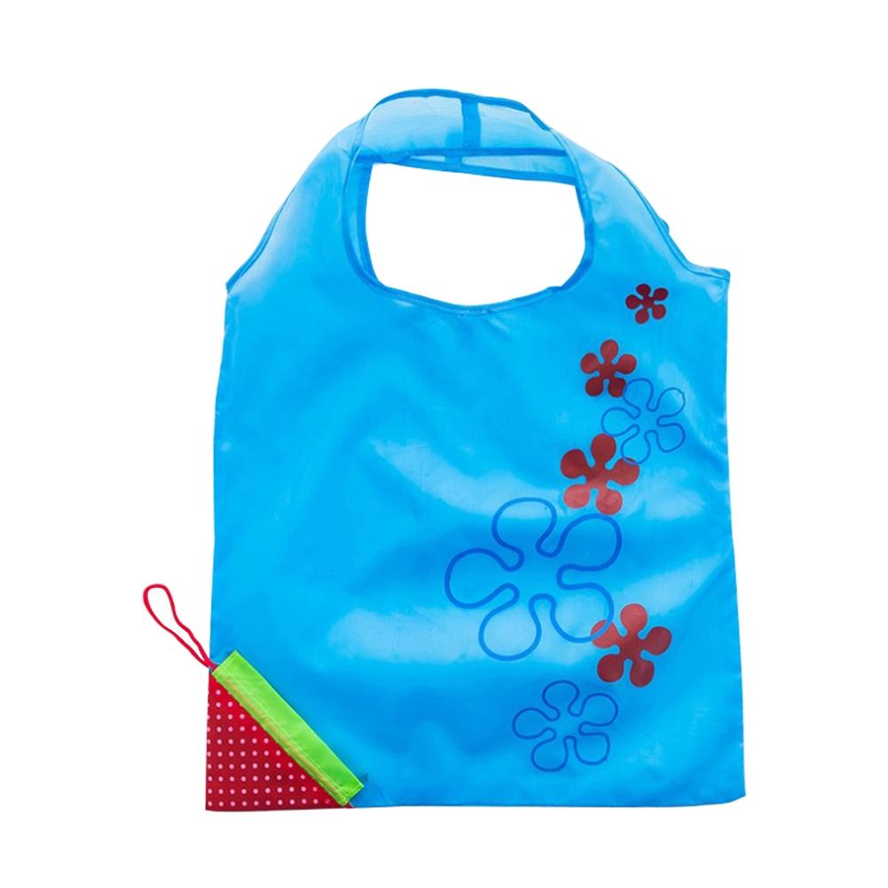 Túi Mua Sắm Gấp Gọn Hình Quả Dâu Chất Liệu Polyester