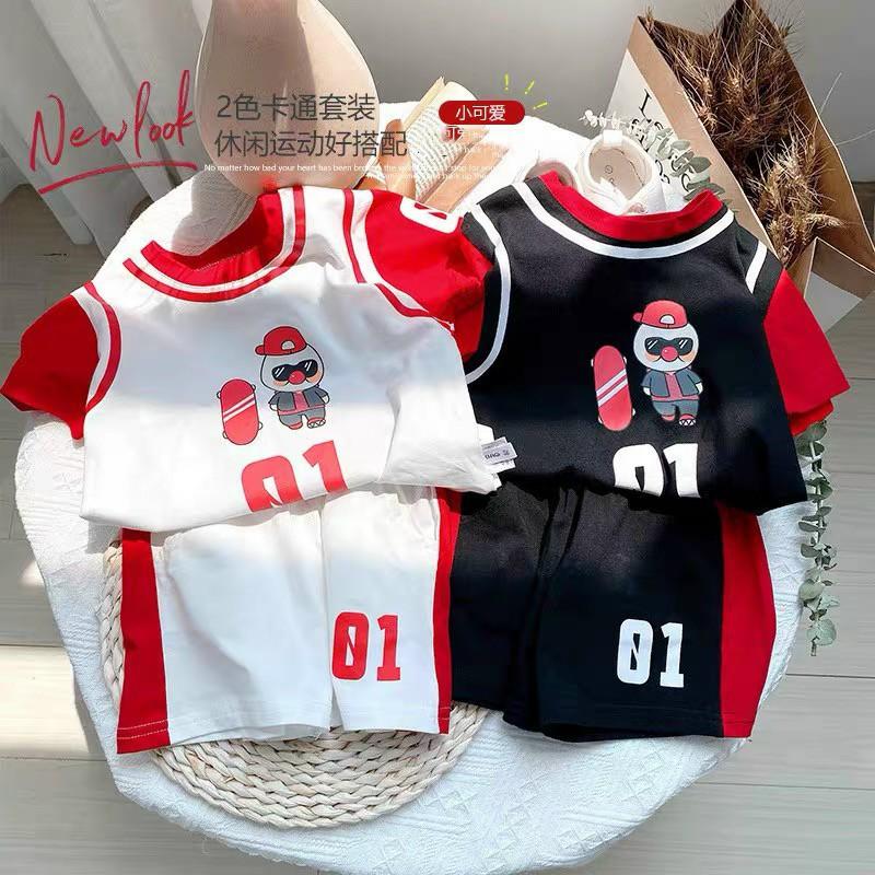 Bộ đồ cho bé trai chú hề 01 cho bé từ 7-18kg