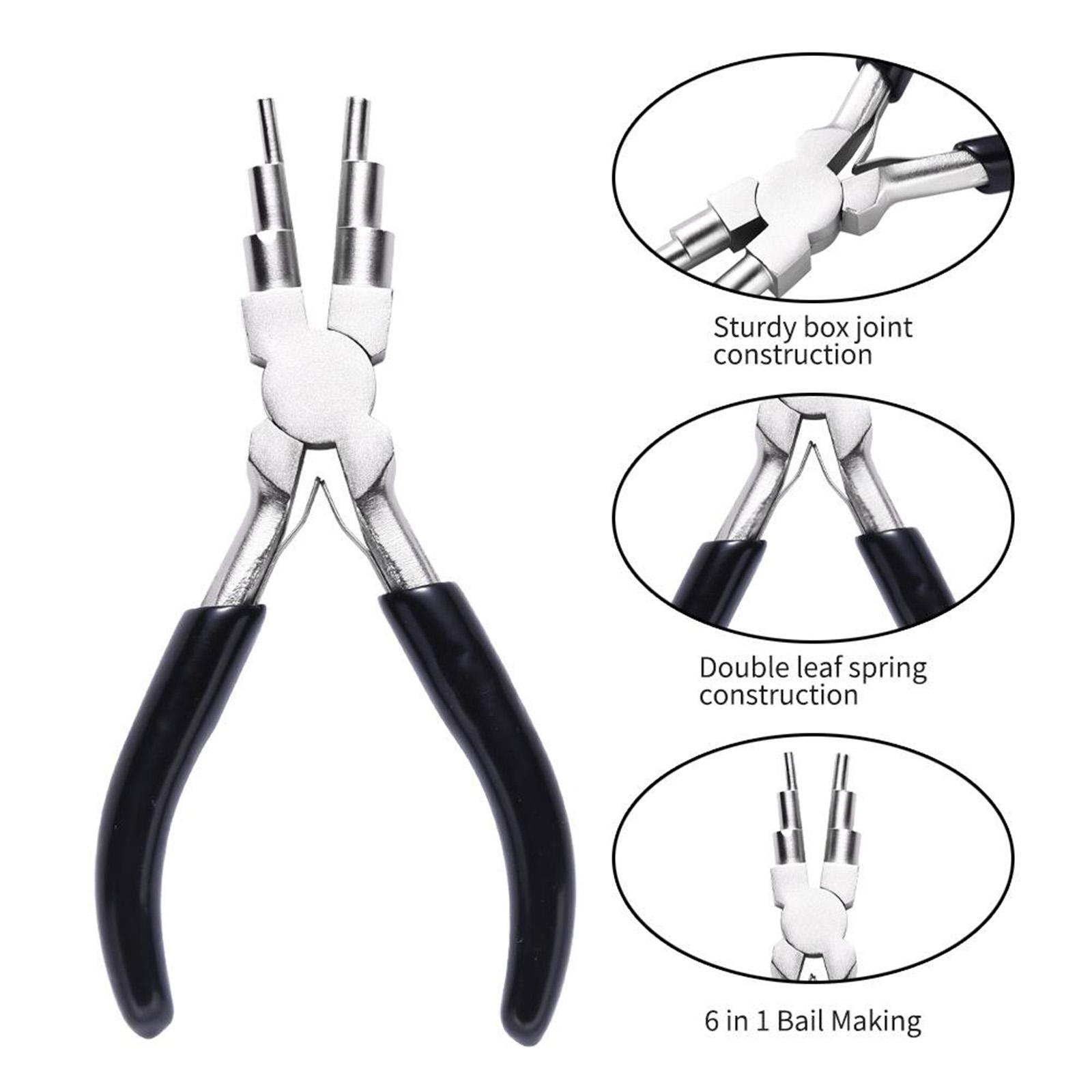6-in-1 Bail Making Pliers Wire Looping Forming Jewelry Making Supplies