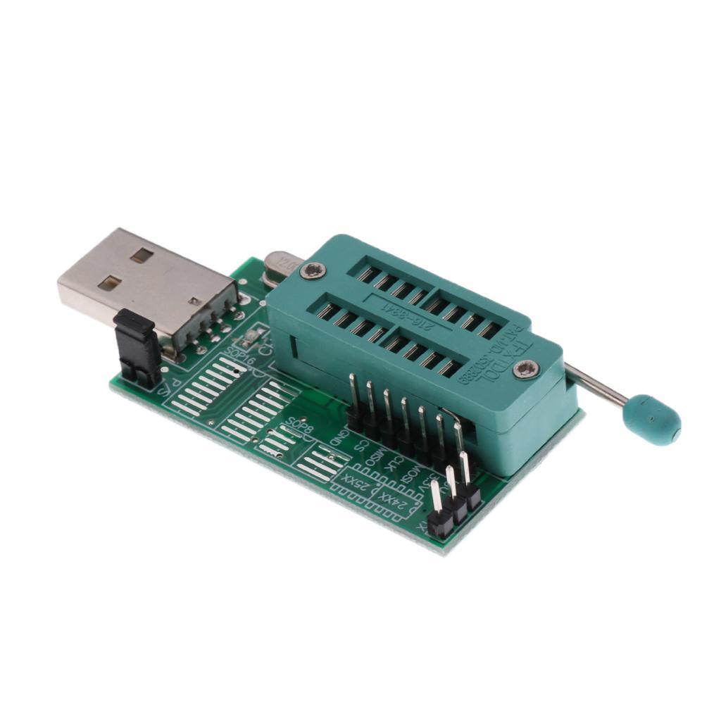 2 Pcs Pins CH341A Programmer USB Motherboard Routing LCD Bios Board 24 25