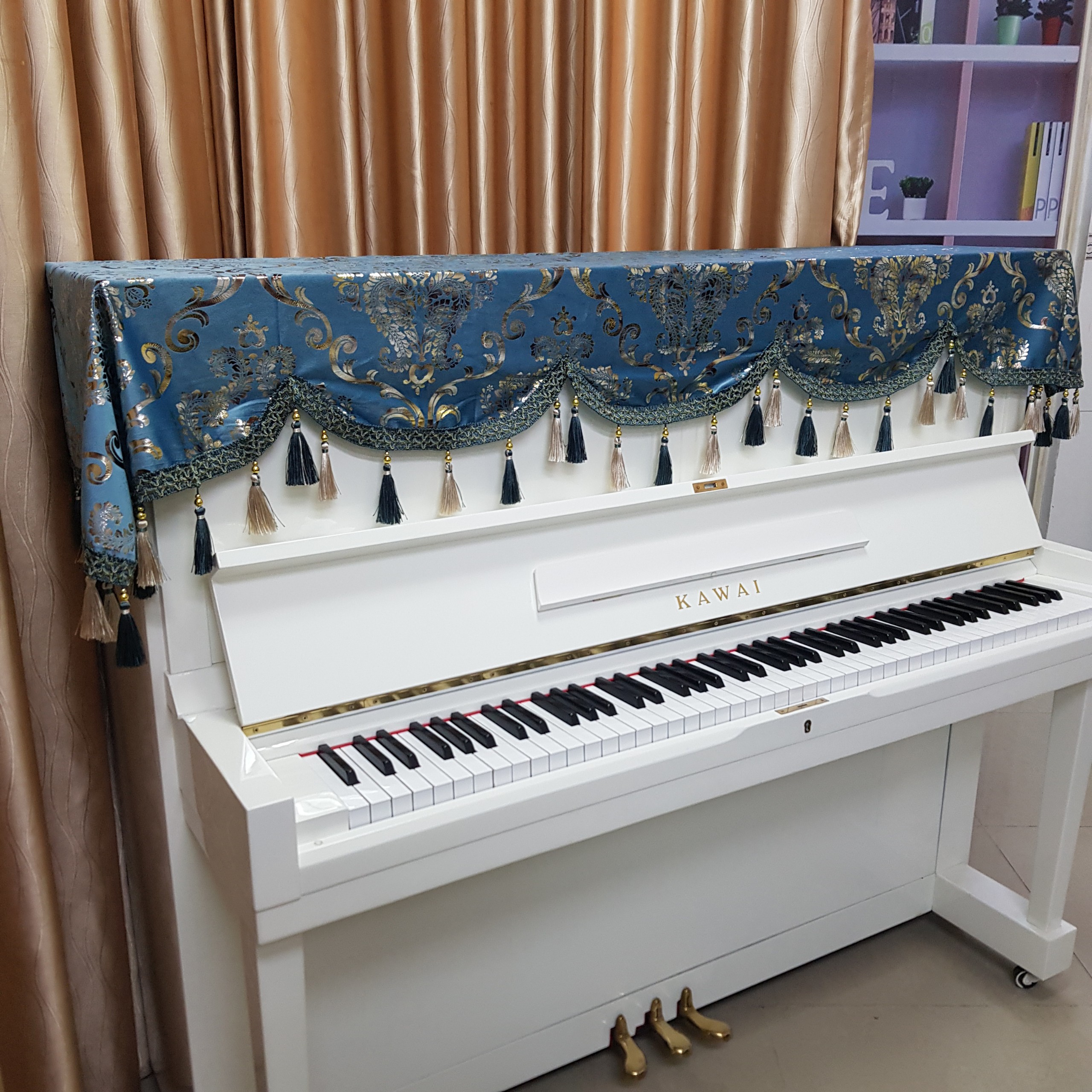 Khăn Phủ đàn Piano phong cách sang trọng