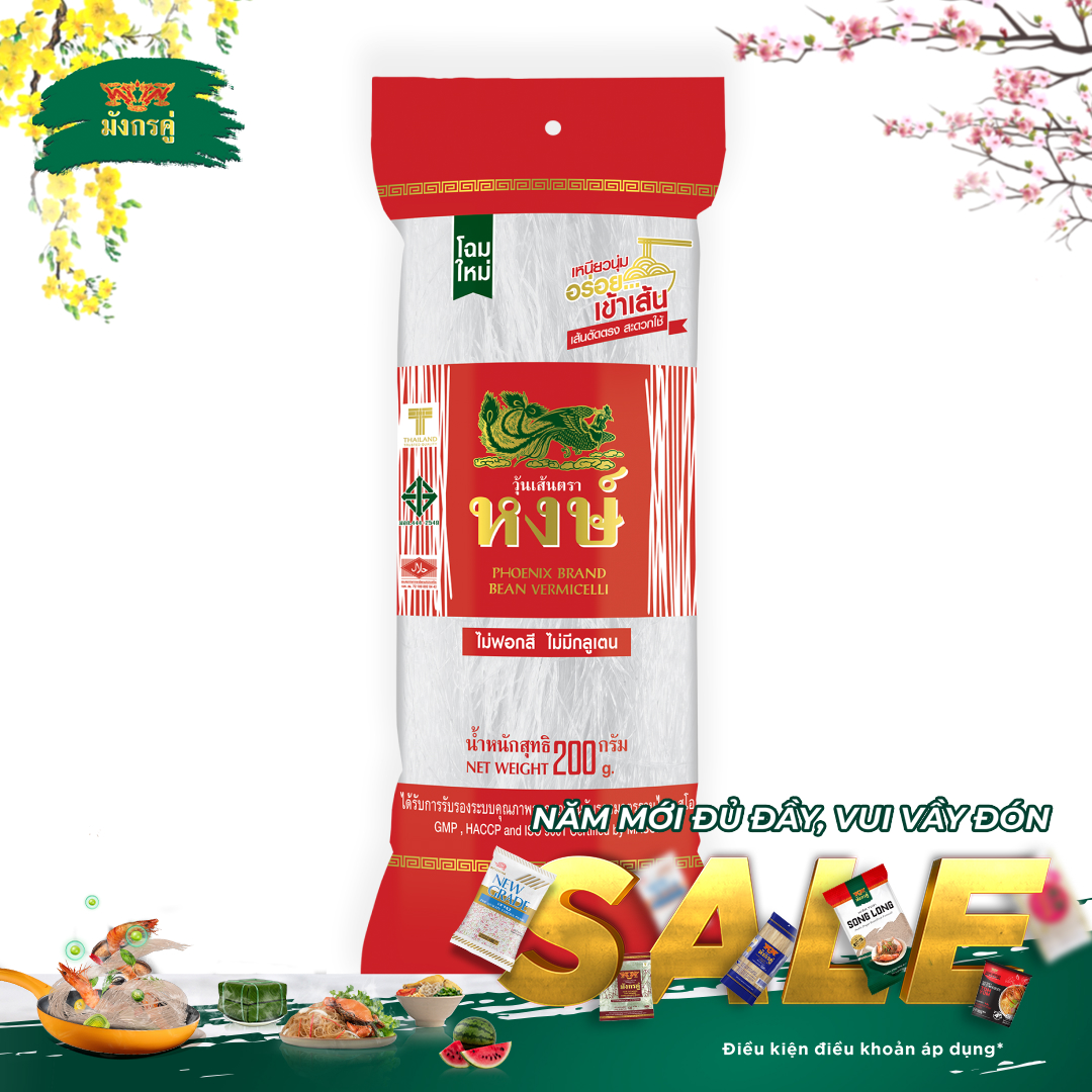 Miến Thái đậu xanh Phượng Hoàng gói 200g