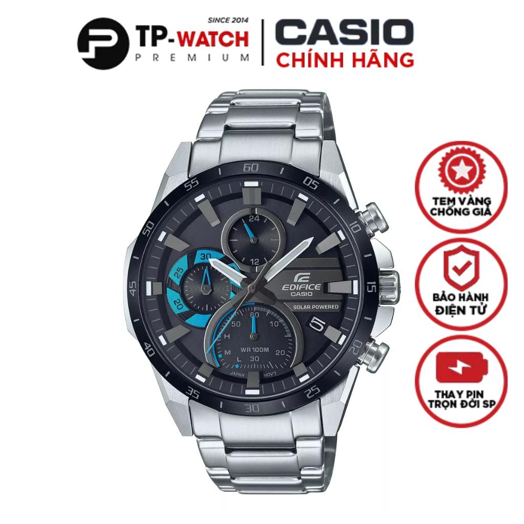 Đồng Hồ Nam Dây Thép Casio Edifice EQS-940DB-1BVUDF Năng Lượng Mặt Trời | EQS-940DB-1B Chính Hãng