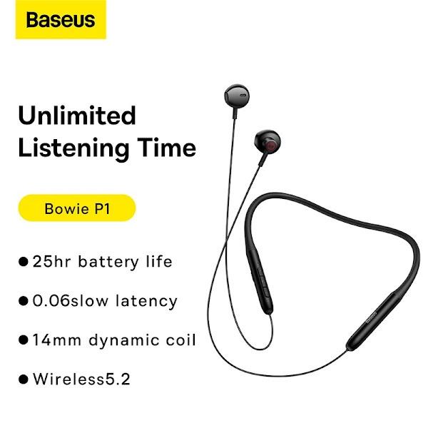 Tai Nghe Bluetooth Thể Thao, Chống nước Baseus Bowie P1 (Hàng chính hãng)